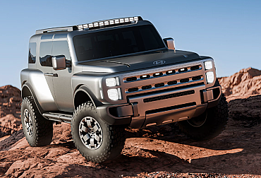 Hyundai Boulder: Hranatý drsňák ve stylu Bronca. A z konceptu má vzniknout i nový pick-up